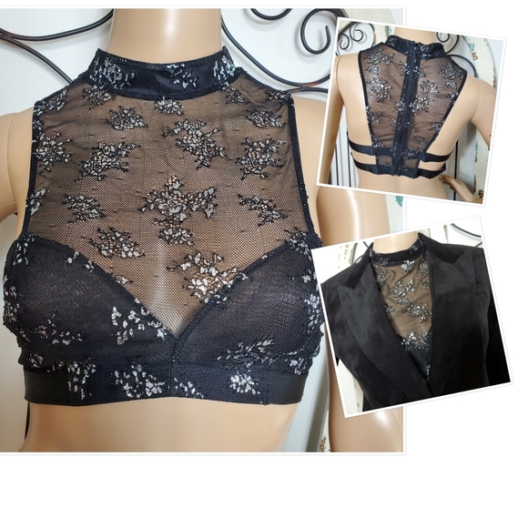 Victoria's Secret Other - Victoria's Secret silver sparkly bralette large